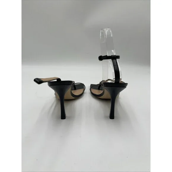 Women’s Bottega Veneta Stretch Leather Heeled Sandals Black Size 37 - Picture 4 of 6